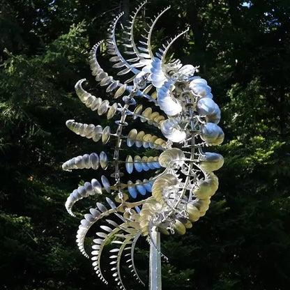 Skorter | a unique kinetic wind turbine made of metal