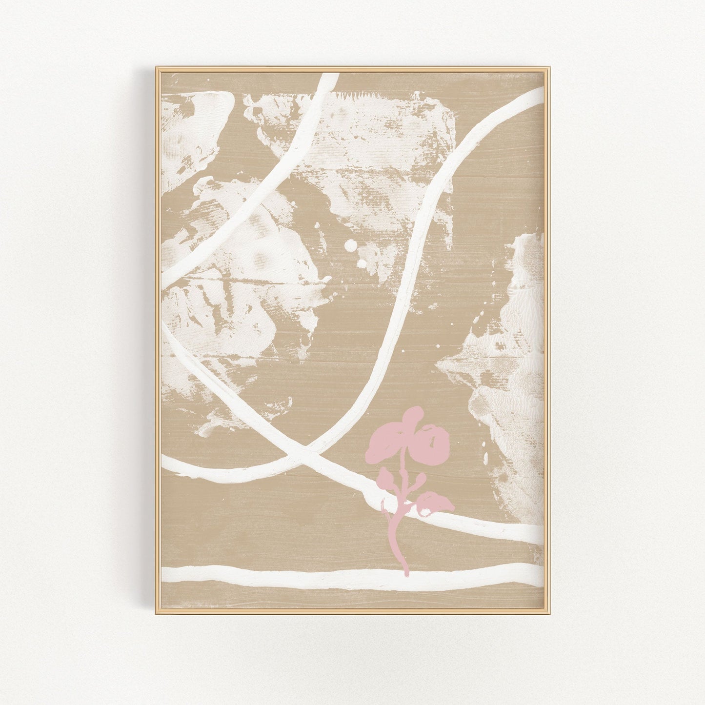 Skorter | Flower In Desert Wall Art