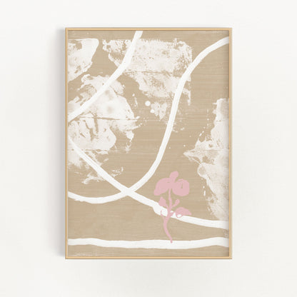 Skorter | Flower In Desert Wall Art