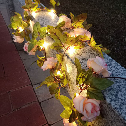 Skorter | Solar Outdoor waterproof shockproof Rose Outdoor LED string lights