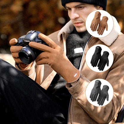 Skorter | Cold-resistant suede gloves