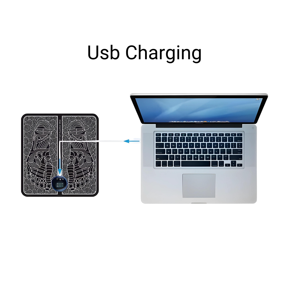 Skorter | EMS Foot Massage Pad with Adjustable Intensity for Pain Relief and Relaxation at Home