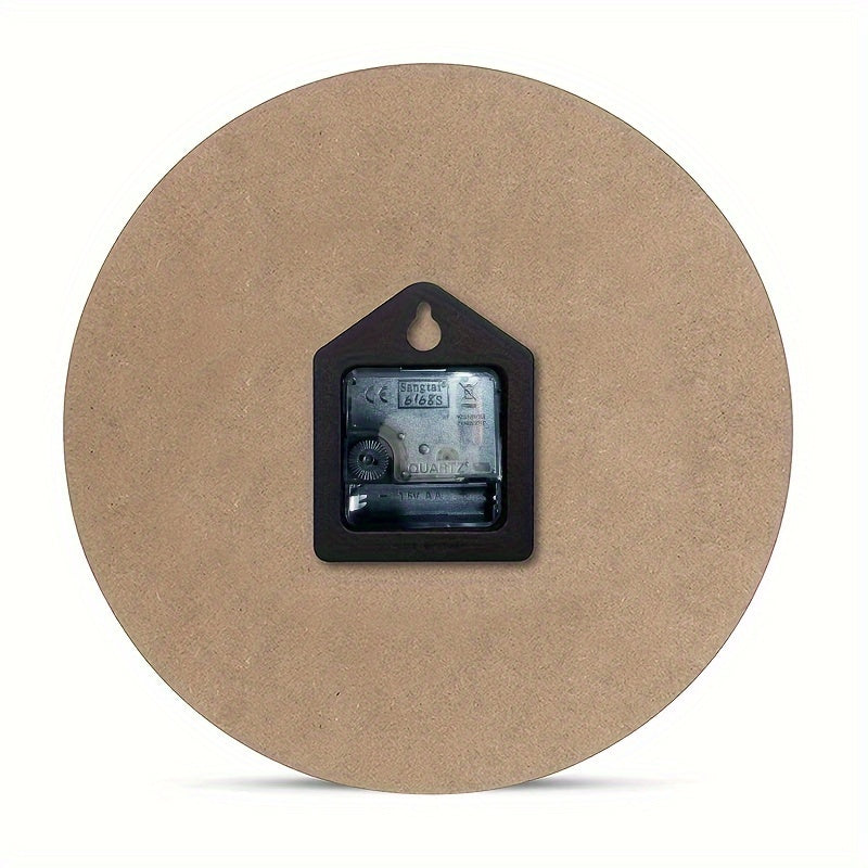 Skorter | Wall clock with football design - Silent clock for living room and bedroom