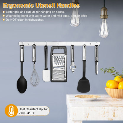 Skorter | 23-piece set: Kitchen Utensil Set Stainless Steel Nylon