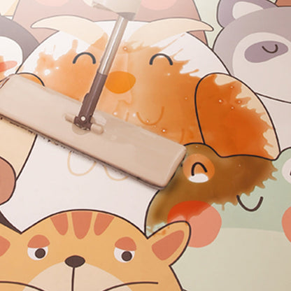 Skorter | Beautiful children's room carpet Multicolored cartoon pattern Indoor carpet PVC stain-resistant machine washable carpet