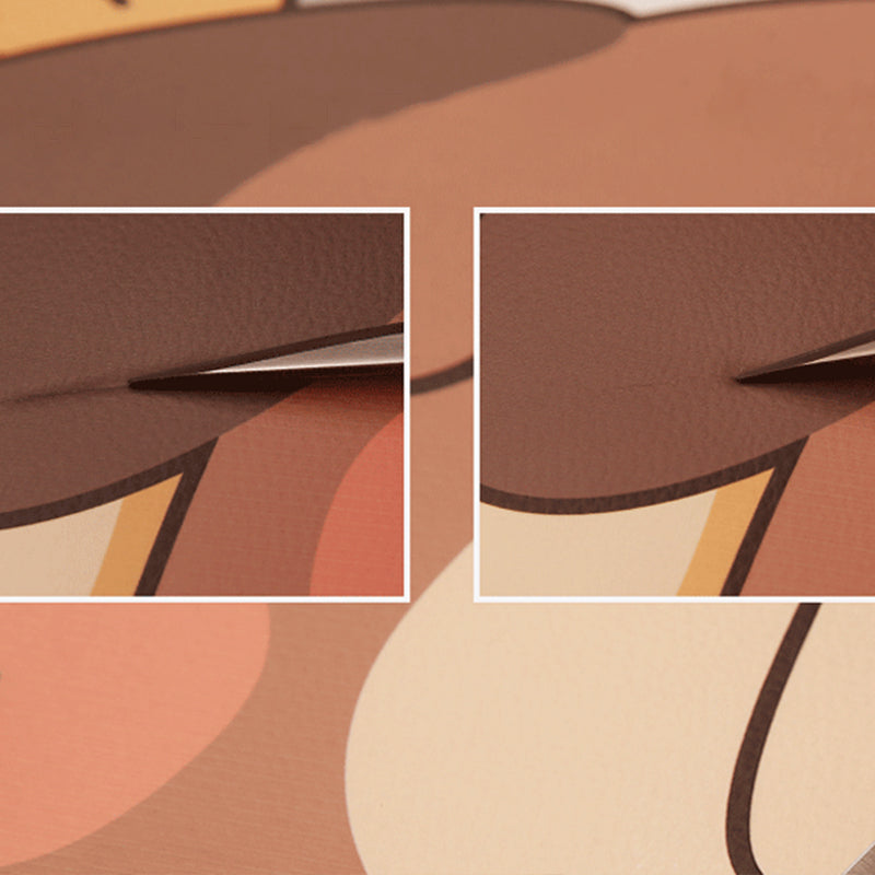 Skorter | Beautiful children's room carpet Multicolored cartoon pattern Indoor carpet PVC stain-resistant machine washable carpet