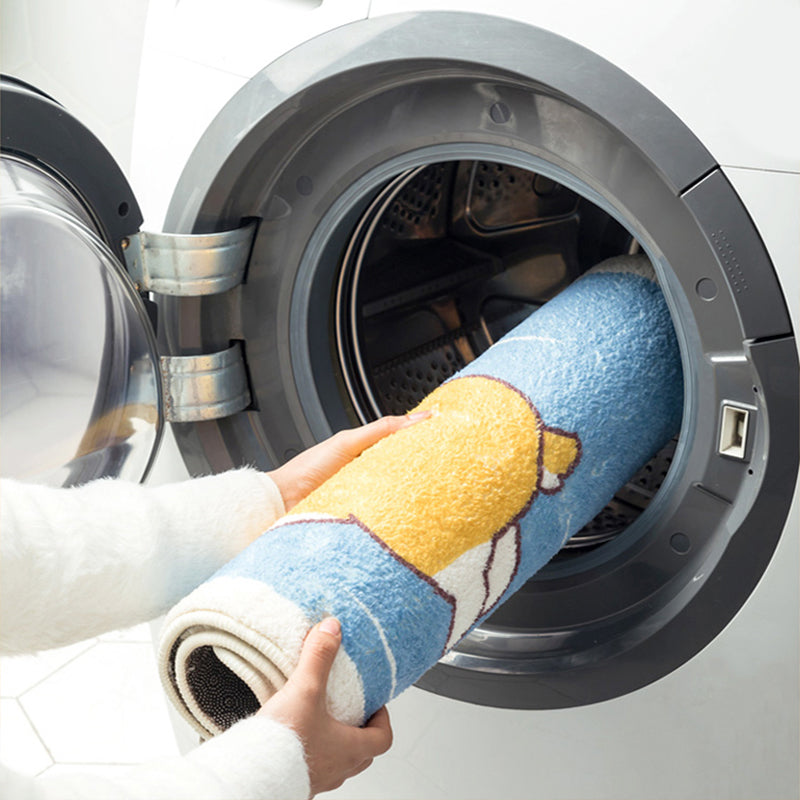 Skorter | Beautiful Children's Room Rug Multi-colored Cartoon Printed Area Rug Lambswool Non-slip Machine Washable Rug