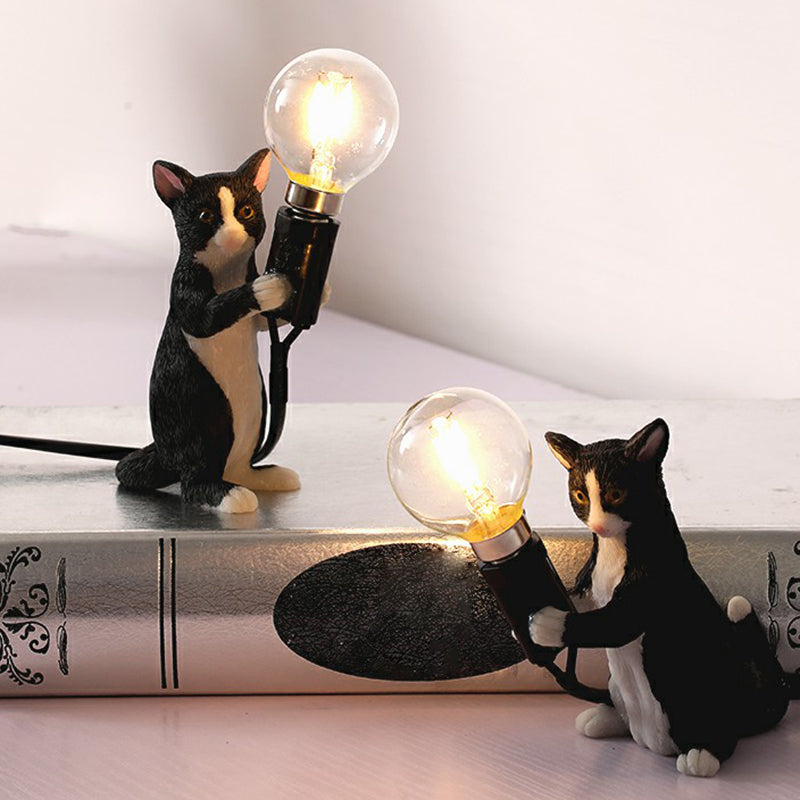 Skorter | Kitten Night Lamp - Decorative Children's Room Table Lamp
