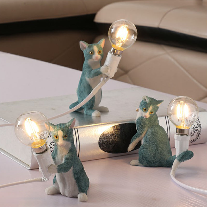 Skorter | Kitten Night Lamp - Decorative Children's Room Table Lamp
