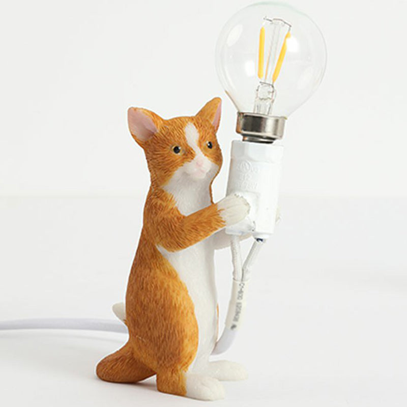 Skorter | Kitten Night Lamp - Decorative Children's Room Table Lamp