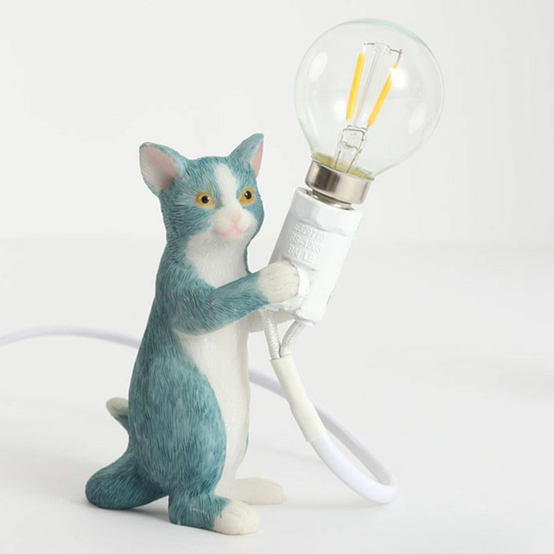 Skorter | Kitten Night Lamp - Decorative Children's Room Table Lamp