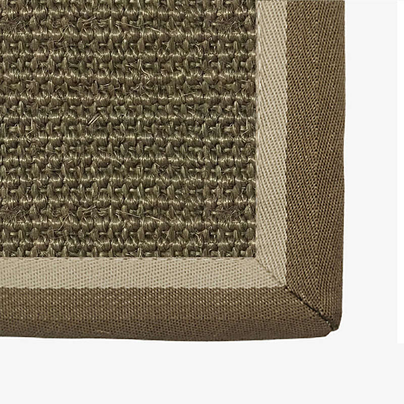 Skorter | Country House Parlor Rug Multicolor Solid Color Indoor Rug Sisal Anti-Slip Rugs Pet Friendly Easy Maintenance Area Rug