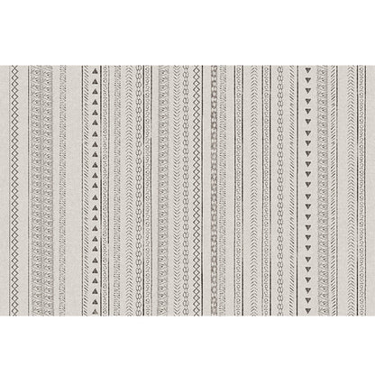 Skorter | Bohemian Living Room Rug Multicolor Geometric Pattern Rug Polyester Non-Slip Mat Pet-Friendly Indoor Rug