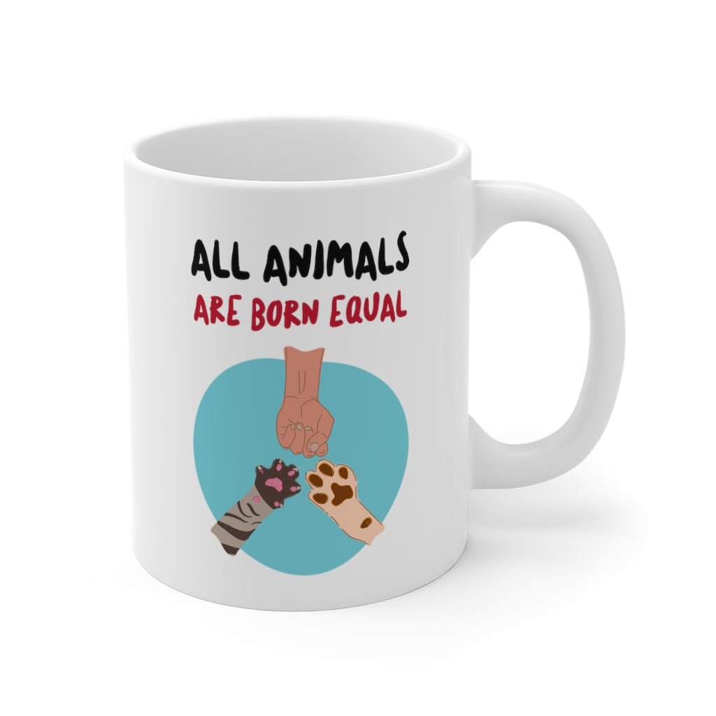 Skorter | Animals Are Born Equal Mug