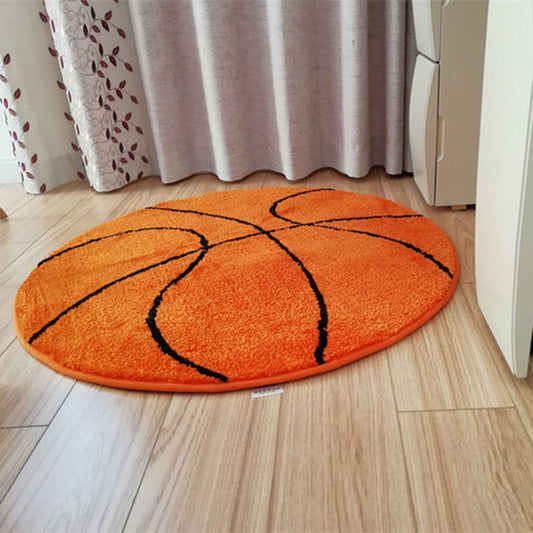 Skorter | Casual Kids Bedroom Rug Multicolored 3D Print Indoor Rug Polyester Non-Slip Back Pet-Friendly Area Rug