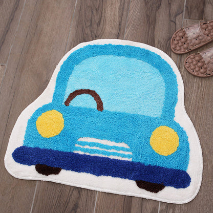 Skorter | Creative Children’s Room Rug Multicolored 3D Pressed Indoor Rug Cotton Blend Non-Slip Pet Friendly Area Rug