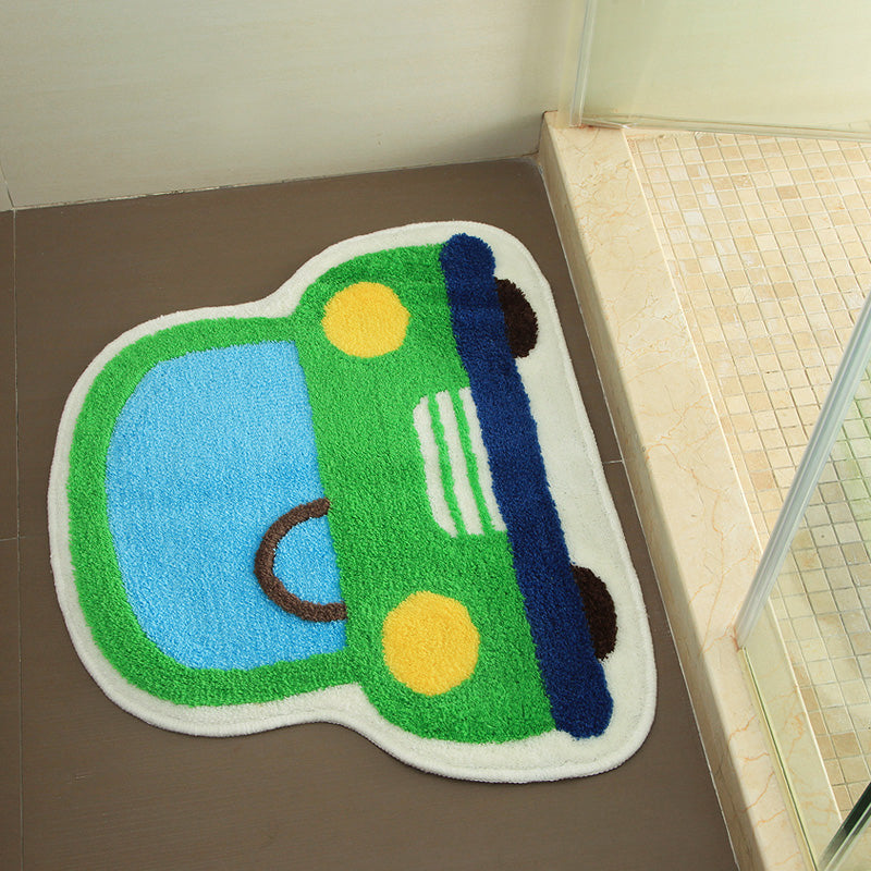 Skorter | Creative Children’s Room Rug Multicolored 3D Pressed Indoor Rug Cotton Blend Non-Slip Pet Friendly Area Rug