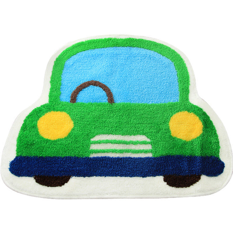 Skorter | Creative Children’s Room Rug Multicolored 3D Pressed Indoor Rug Cotton Blend Non-Slip Pet Friendly Area Rug