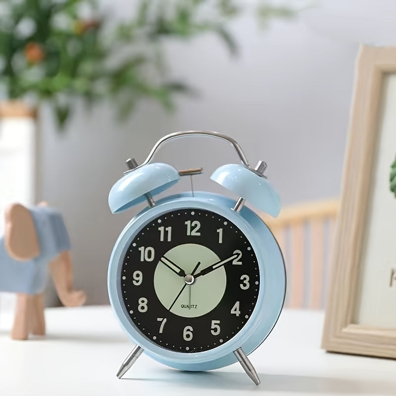 Skorter | GlowClock - Silent Luminous Alarm Clock in Metal