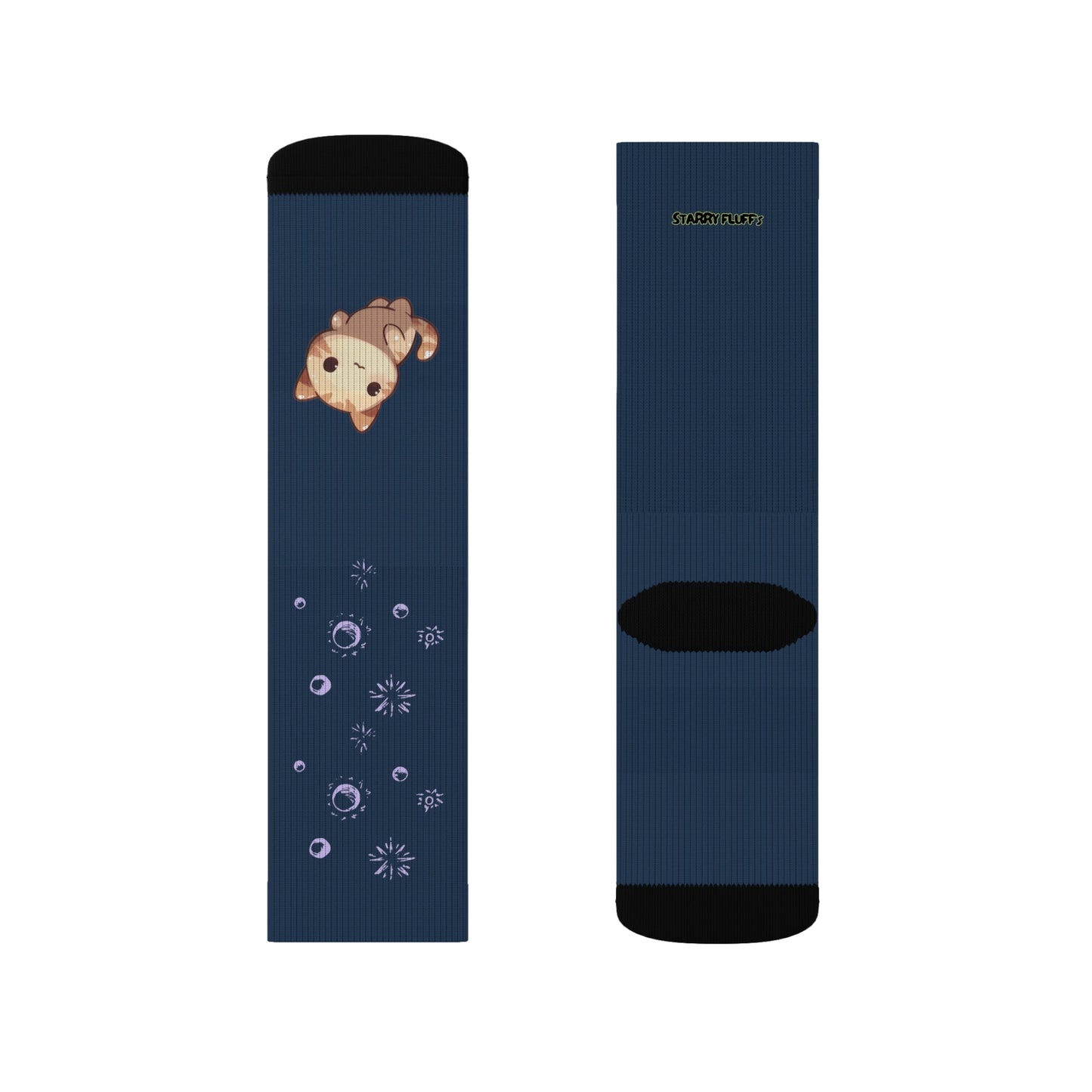 Skorter | Fluff's - Cosmo Cat in Space Fun Novelty Socks