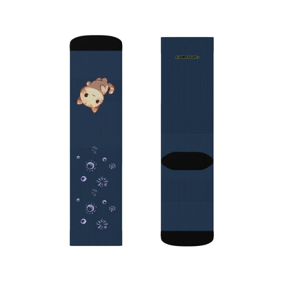 Skorter | Fluff's - Cosmo Cat in Space Fun Novelty Socks