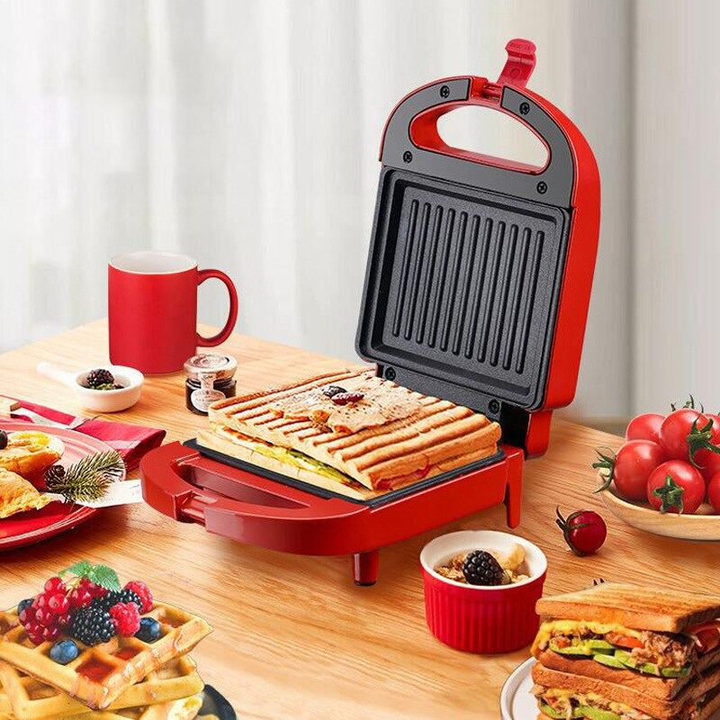 Skorter | 2-in-1 Sandwich Maker & Toaster | Non-Stick Auto-Sealing Plates for Quick Breakfasts, Snacks & Easy Cleanup