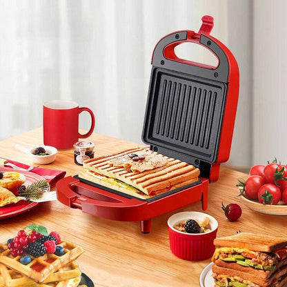 Skorter | 2-in-1 Sandwich Maker & Toaster | Non-Stick Auto-Sealing Plates for Quick Breakfasts, Snacks & Easy Cleanup