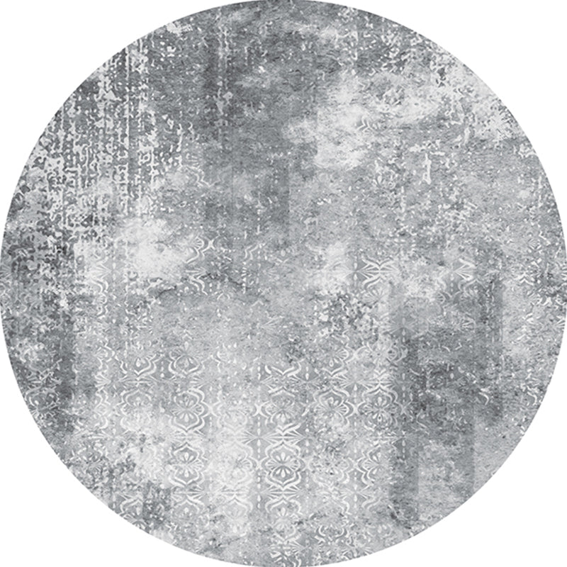 Skorter | Cozy abstract print rug multicolored polypropylene area rug non-slip backing easy care indoor rug for living room