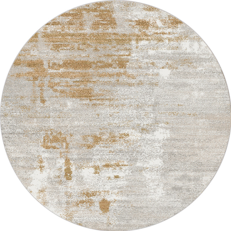 Skorter | Casual Living Room Rug Multi-Colored Abstract Printed Indoor Rug Polyester Pet-Friendly Stain-Resistant Rug