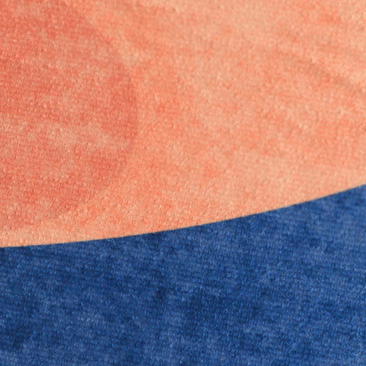 Skorter | Colorfully patterned rug made of synthetic Minimalist indoor rug Non-slip backing Pet-friendly Easy to care for for room