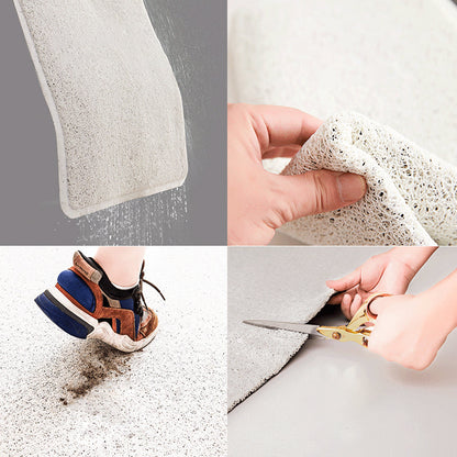 Skorter | Chinese Floral Pattern Carpet Multicolored PVC Mat With Non-Slip Back Stain-Resistant Mat for the Room