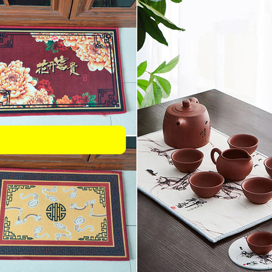 Skorter | Chinese Floral Print Rug Multi-Color Synthetic Area Rug Non-Slip Backing Easy Care Washable Indoor Runner for the Living Room