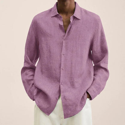 Skorter | Linen Long Sleeve Shirt for Men