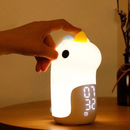 Skorter | Unilora DreamLight väckarklocka | Enhörningsdesign | Timer och LED-nattlampa | Barnrumsinredning