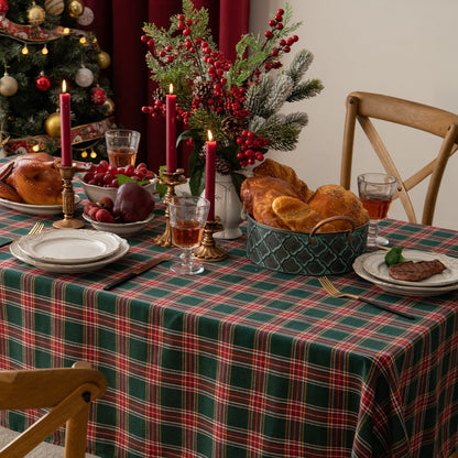 Skorter | Christmas Party Traditional Scottish Check Pattern Tablecloth