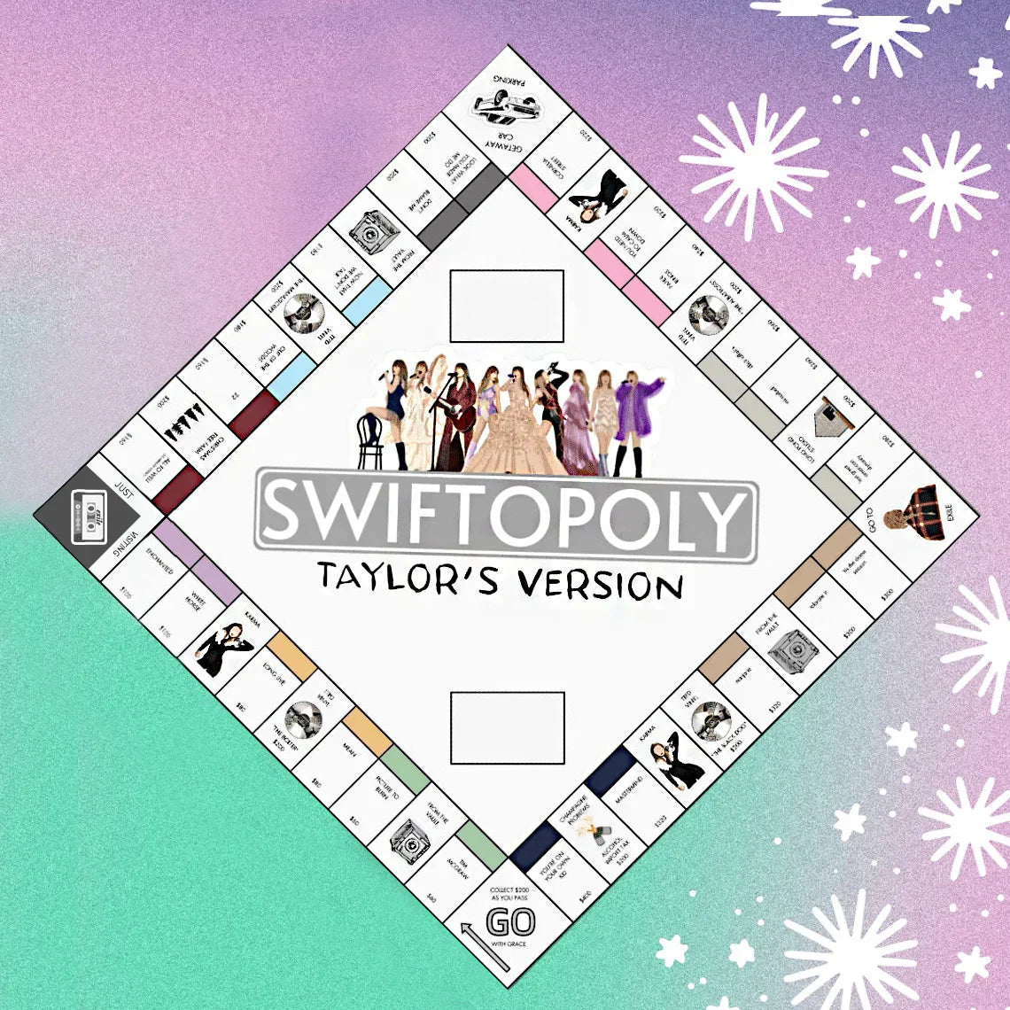 Skorter | SWIFTOPOLY - TS 'Swiftie' Monopoly Board Game
