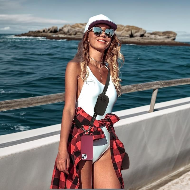 Skorter | Adjustable Phone Lanyard Crossbody Strap with Wallet