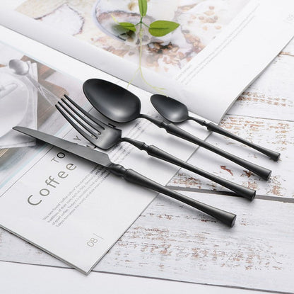 Skorter | 24-Piece Stainless Steel Cutlery Set - PureSet
