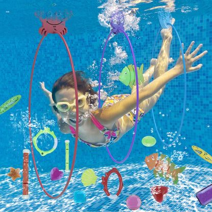 Skorter | 24 Pieces: Diving Set for Swimming Pool for 3+ Years Old