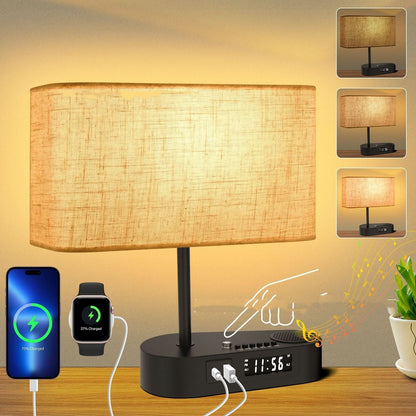 Skorter | ARA - Alarm clock with charging connection and table lamp