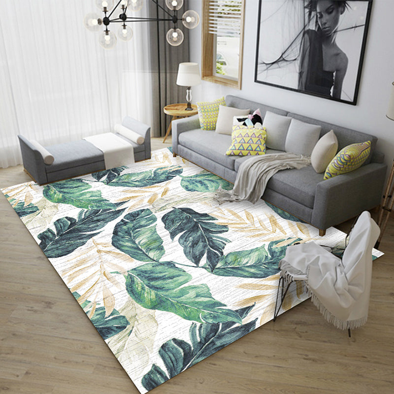 Skorter | Multi Color Simple Rug Polypropylene Color Block Area Rug Non-Slip Backing Stain Resistant Indoor Mat for Room