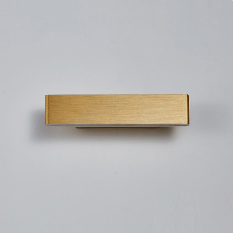 Skorter | Aqsa Minimalist LED Wall Lamp - Black/Gold/Brown, Bedroom, Metal