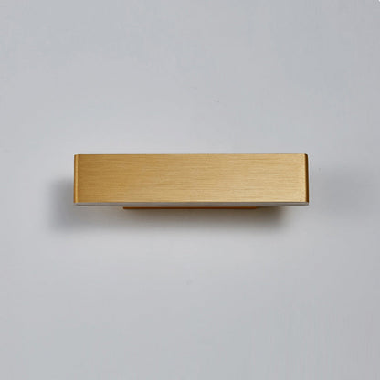 Skorter | Aqsa Minimalist LED Wall Lamp - Black/Gold/Brown, Bedroom, Metal