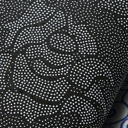 Skorter | Chinoiserie Floral Printed Rug Multicolor Polypropylene Indoor Rug Non-Slip Pet-Friendly Area Rug for Decoration