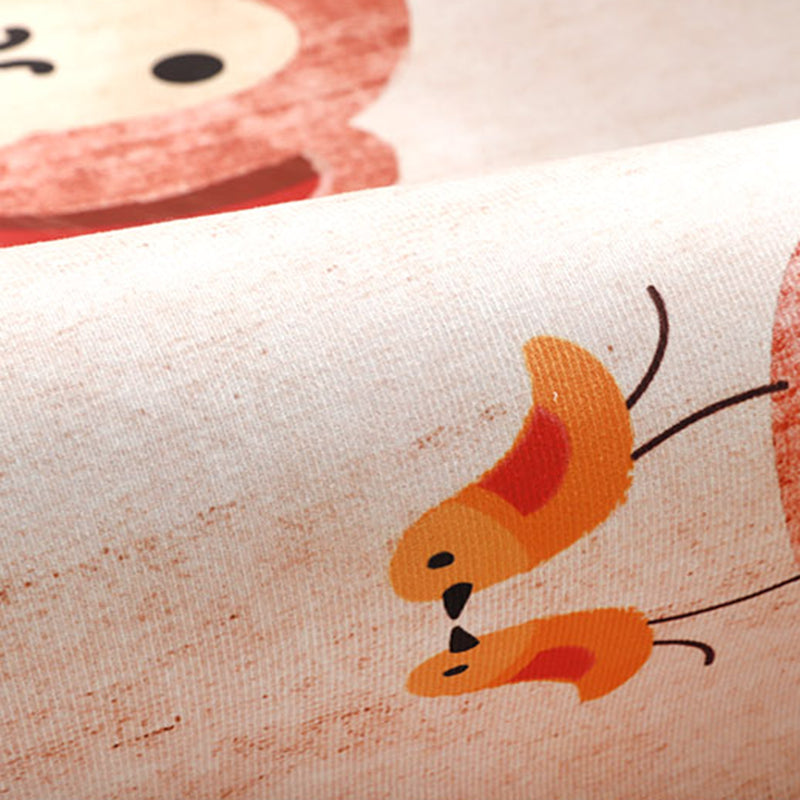 Skorter | Casual Kids Room Rug Multicolor Cartoon Pattern Indoor Rug Cotton Blend Non-Slip Pet Friendly Area Rug