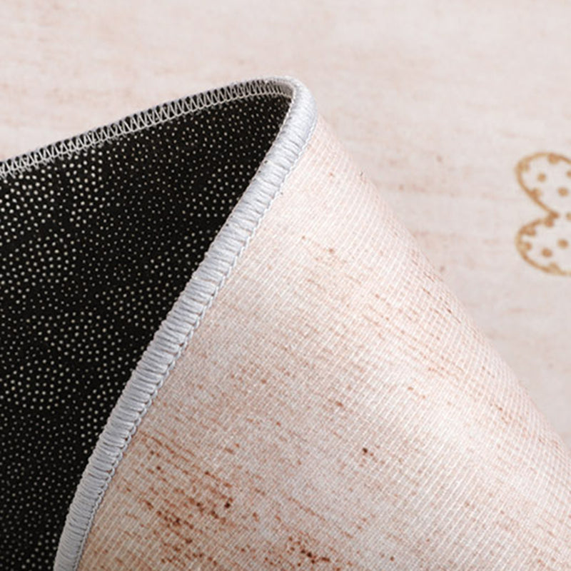 Skorter | Casual Kids Room Rug Multicolor Cartoon Pattern Indoor Rug Cotton Blend Non-Slip Pet Friendly Area Rug