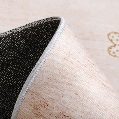 Skorter | Casual Kids Room Rug Multicolor Cartoon Pattern Indoor Rug Cotton Blend Non-Slip Pet Friendly Area Rug