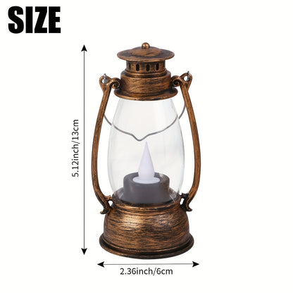 Skorter | NostalgicLight - Charming LED Kerosene Style Lamp with Batteries, Nostalgic Yellow Flame