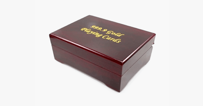Skorter | 24K gold-plated playing cards with optional case