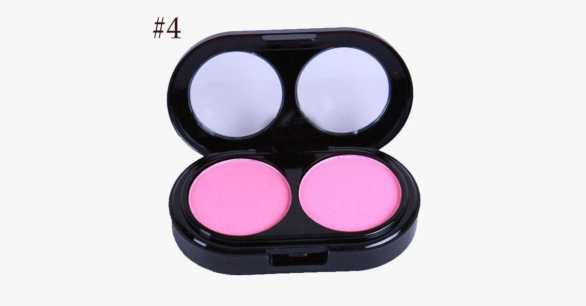 Skorter | 2 Colors Blush Palette – Bring a rosy pink glow to your cheeks